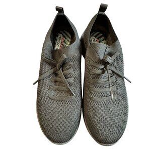 Skechers Ultra Flex Statements Sneakers Black Sz 8.5 Air Cooled Memory Foam NWB